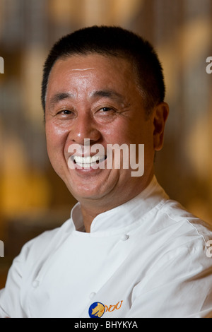 Chef et propriétaire de 'Nobu Matsuhisa Nobuyuki, restaurants, Tokyo, Japon, le dimanche 13 septembre 2009. Banque D'Images