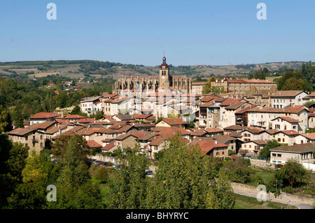 St Antoine l'Abbaye (38) Banque D'Images