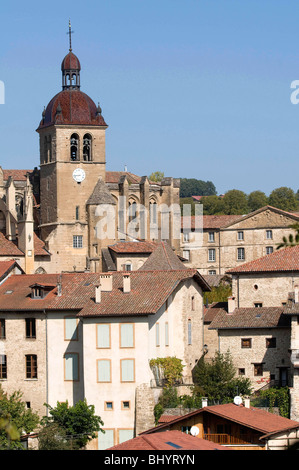 St Antoine l'Abbaye (38) Banque D'Images