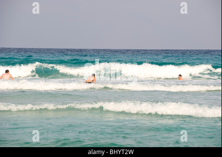 La plage de l'Agulla à Majorque en Espagne Banque D'Images