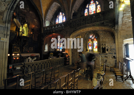 Rocamadour (46) : chapelle de Notre-Dame-de-Rocamadour Banque D'Images