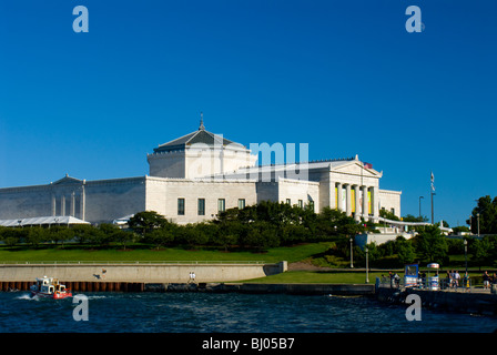 Shedd Aquarium sur le lac Michigan, Chicago, Illinois Banque D'Images