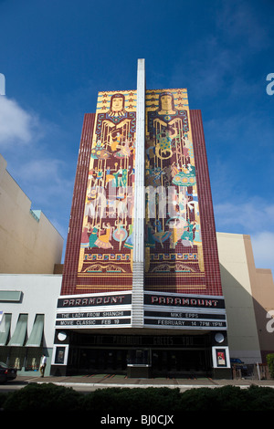 Extérieur de la Paramount Theatre, 2025 Broadway, Oakland, Californie, États-Unis d'Amérique. Banque D'Images