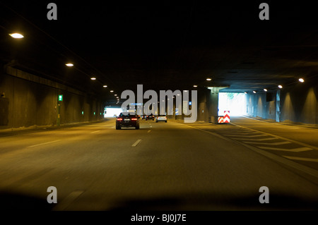 Autobahn, de l'Allemagne. Banque D'Images