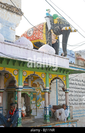 Bundi rajasthan inde temple Banque D'Images