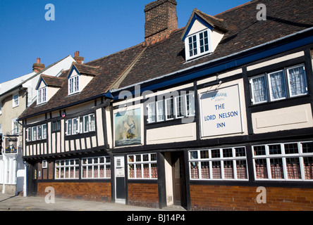 Lord Nelson inn pub public house Ipswich Suffolk Angleterre Fore Street Banque D'Images