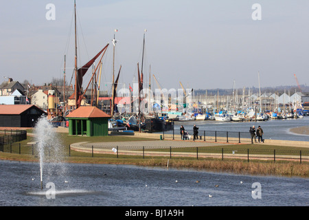 Le centre-ville de Maldon essex england uk go Banque D'Images