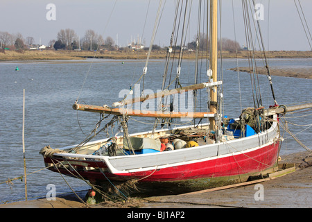 Le centre-ville de Maldon estuaire Blackwater essex england uk go Banque D'Images