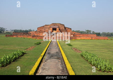 L'ancienne université bouddhiste Vikramshila à, l'Inde Banque D'Images