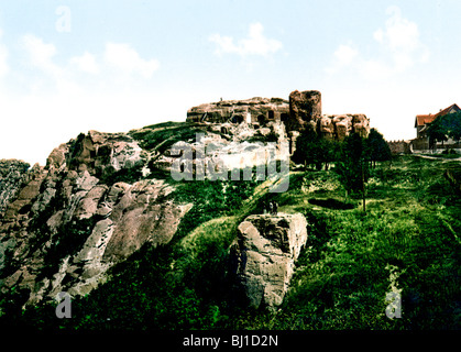 Schloss Regenstein in der Nähe von Blankenburg (Harz) Ruinen Banque D'Images