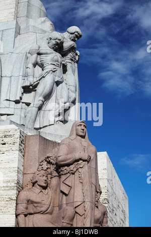 La Lettonie, en Europe orientale, des États baltes, Riga, Monument de la Liberté Banque D'Images