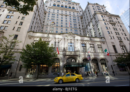 Le Fairmont Hotel Vancouver BC Canada Banque D'Images