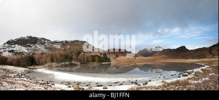 Blea-Tarn Panorama Banque D'Images