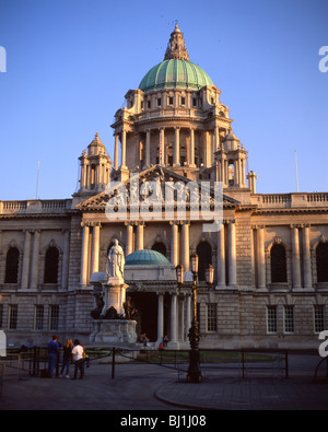 Donegall Square, l'Hôtel de ville, Belfast, comté d'Antrim, en Irlande du Nord, Royaume-Uni Banque D'Images