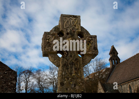 La tombe du hors-la-loi écossais et héros folklorique Rob Roy MacGregor, qui vivait dans les Highlands écossais au début du XVIIIe siècle. Banque D'Images