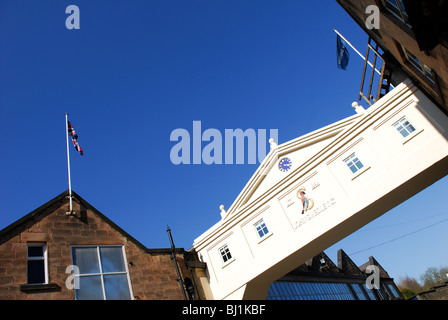 John Smedley Ltd Knitwear Company Lea Mills Derbyshire. Banque D'Images