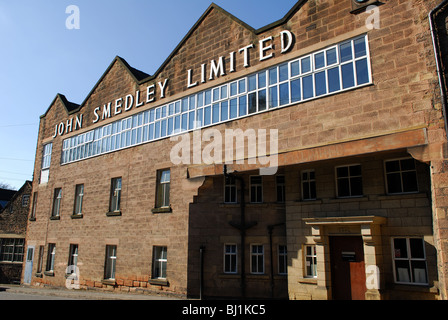 John Smedley Ltd Knitwear Company Lea Mills Derbyshire. Banque D'Images