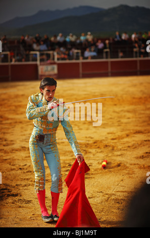 Corrida à Alpedrete, Communauté de Madrid, Espagne Banque D'Images