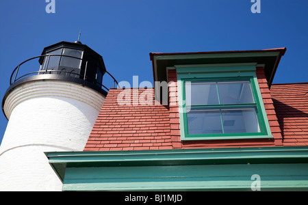 Le phare de Point Betsie, Michigan, USA. Banque D'Images