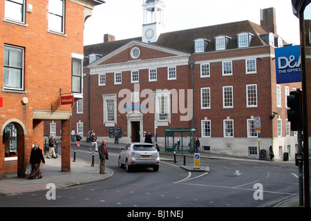 La banque Barclays dans High street, Winchester Banque D'Images