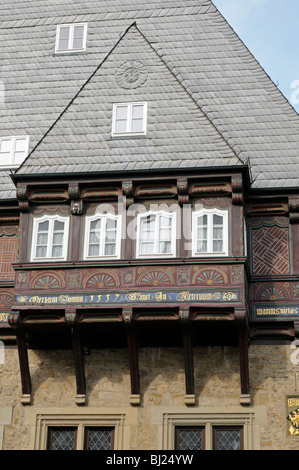 Bäckergildehaus, Goslar, Allemagne, Deutschland. - Bakers' Guildhall, Goslar, Basse-Saxe, Allemagne. Banque D'Images