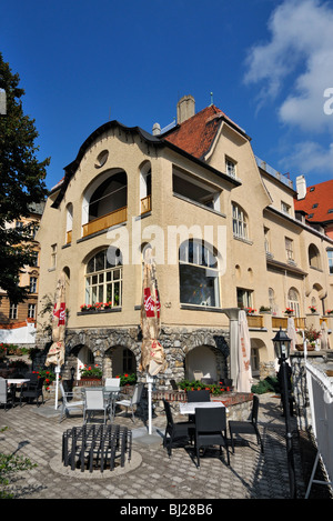 Vila (Villa) Primavesi Conçu par Franz von Krauss & Josef Toelk à Vienne en 1905-1906, style Sécession Olomouc, République Tchèque Banque D'Images