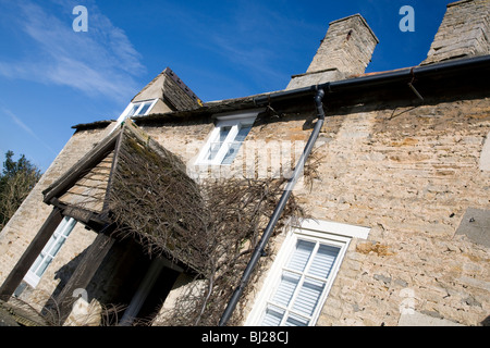 Cottage dans le Northamptonshire, Angleterre village Banque D'Images