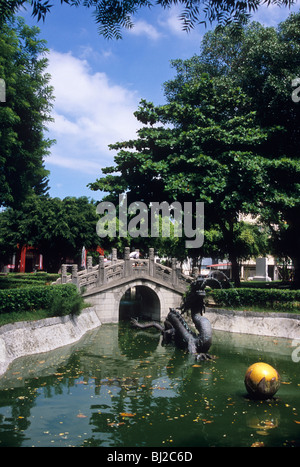 Temple Koxinga, Tainan, dans le sud-ouest de Taiwan, Taiwan, R.O.C. Banque D'Images