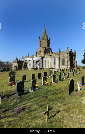 St Bartholomew's Church Tong dans le Shropshire England Uk Banque D'Images