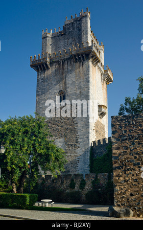 Le Portugal, l'Alentejo, château de Beja. La Torre de Menagem tour. Banque D'Images