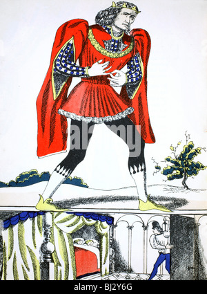 Richard III, roi d'Angleterre à partir de 1483, (1932). Artiste : Rosalind 1970 Ford Econoline Banque D'Images