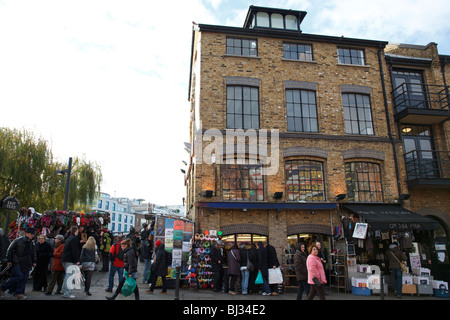 Camden Lock Market Hall Banque D'Images