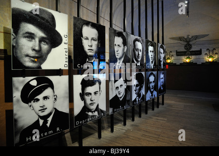 Photos de LA SECONDE GUERRE MONDIALE des prisonniers politiques à Fort Breendonk, Seconde Guerre mondiale, deux camps de concentration en Belgique Banque D'Images