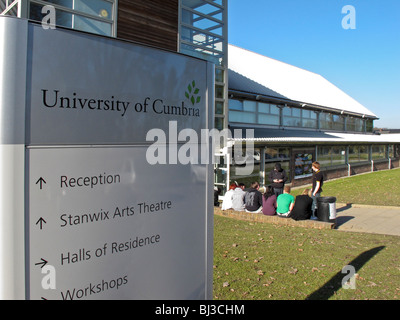 L'Université de Cumbria Brampton Road campus, Carlisle, Cumbria, Royaume-Uni Banque D'Images