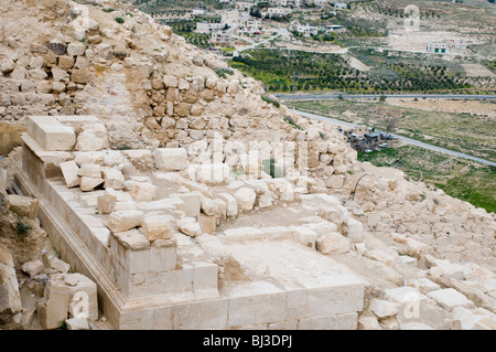 Israël, Cisjordanie, la Judée, l'Hérodion, un château forteresse construite par le roi Hérode 20 avant notre ère. La tombe d'Hérode Banque D'Images