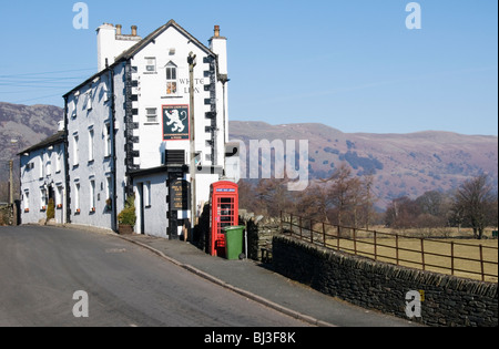 The White Lion Inn de Penrith dans le Lake District Banque D'Images