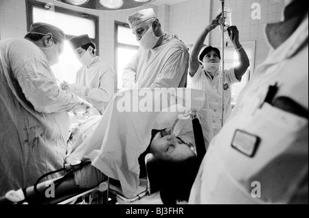 L'unité de maternité de l'hôpital de Bucarest, Banque D'Images