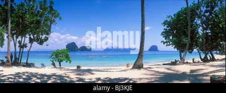 Plage de sable fin, Ko Hai ou l'île de Koh Ngai, Trang, Thaïlande, Asie Banque D'Images