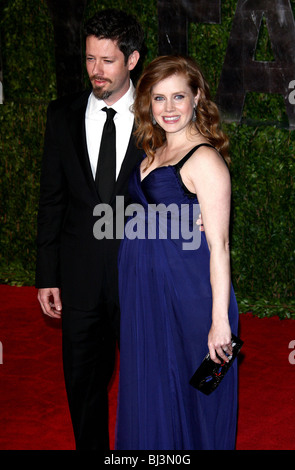 DARREN LE GALLO AMY ADAMS VANITY FAIR OSCAR PARTY 2010 Los Angeles CA USA 07 Mars 2010 Banque D'Images