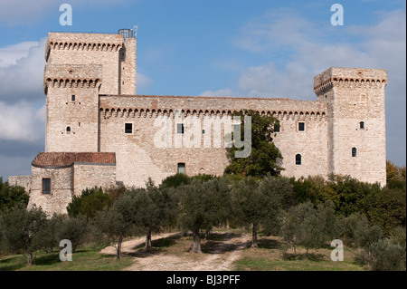 Rocca Albornoz fortress, Narni, Ombrie, Italie, Europe Banque D'Images