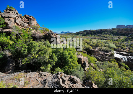 Agter, cascade de La Vallée, Pakhuis Cederberg, côte ouest, Afrique du Sud, l'Afrique Banque D'Images