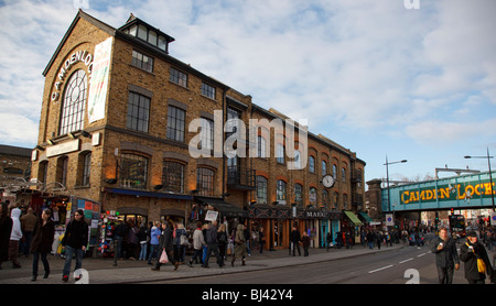 Camden Lock Market Hall Banque D'Images