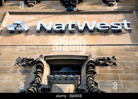 Inscrivez-vous sur NatWest Bank à Peterborough, en Angleterre Banque D'Images