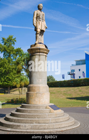 Statue du général Charles George Gordon à Fort Gardens, Gravesend, Kent, Angleterre, Royaume-Uni, Europe Banque D'Images