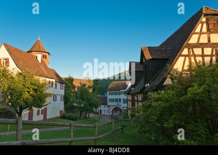 L'humeur du soir à l'abbaye de Hirsau, Forêt-Noire, Bade-Wurtemberg, Allemagne, Europe Banque D'Images