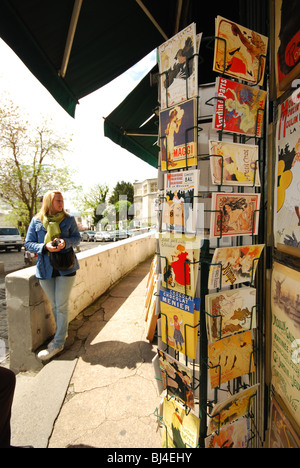 Souvenirs à vendre à Montmartre Paris France Banque D'Images