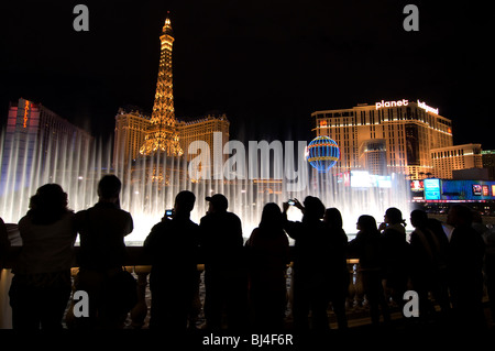 Fontaines du Bellagio Las Vegas Nevada Banque D'Images