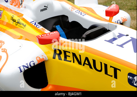 Voiture de course de Formule Renault parrainé par ING Direct d'épargne Banque D'Images