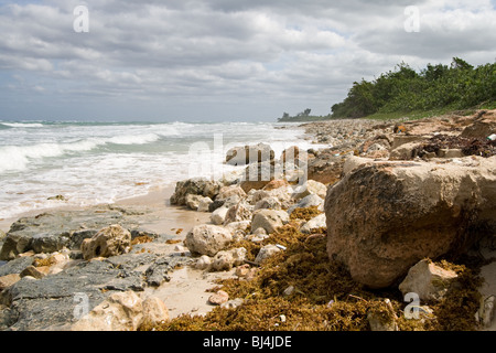 Jibacoa beach,‎ Cuba Banque D'Images