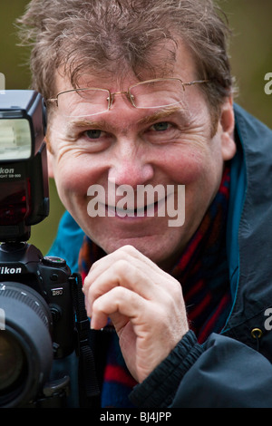 Photographe Smiling Banque D'Images